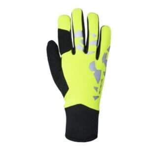 Õhukesed ja soojad WOWOW Thunder helkurkindad jooksmiseks, rattasõiduks ja jalutamiseks – suurepärane nähtavus, haare ja nutiseadmete tugi.