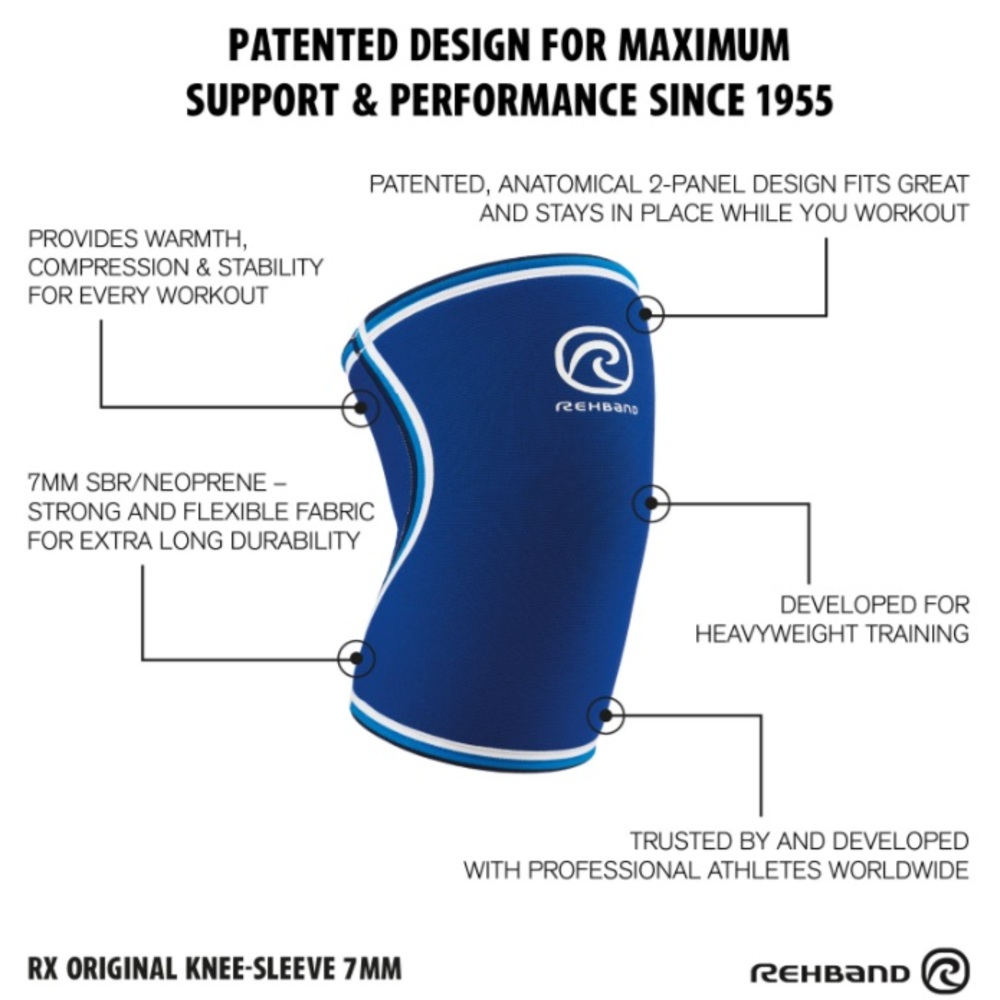 Rehband RX Original põlvetugi 7 mm