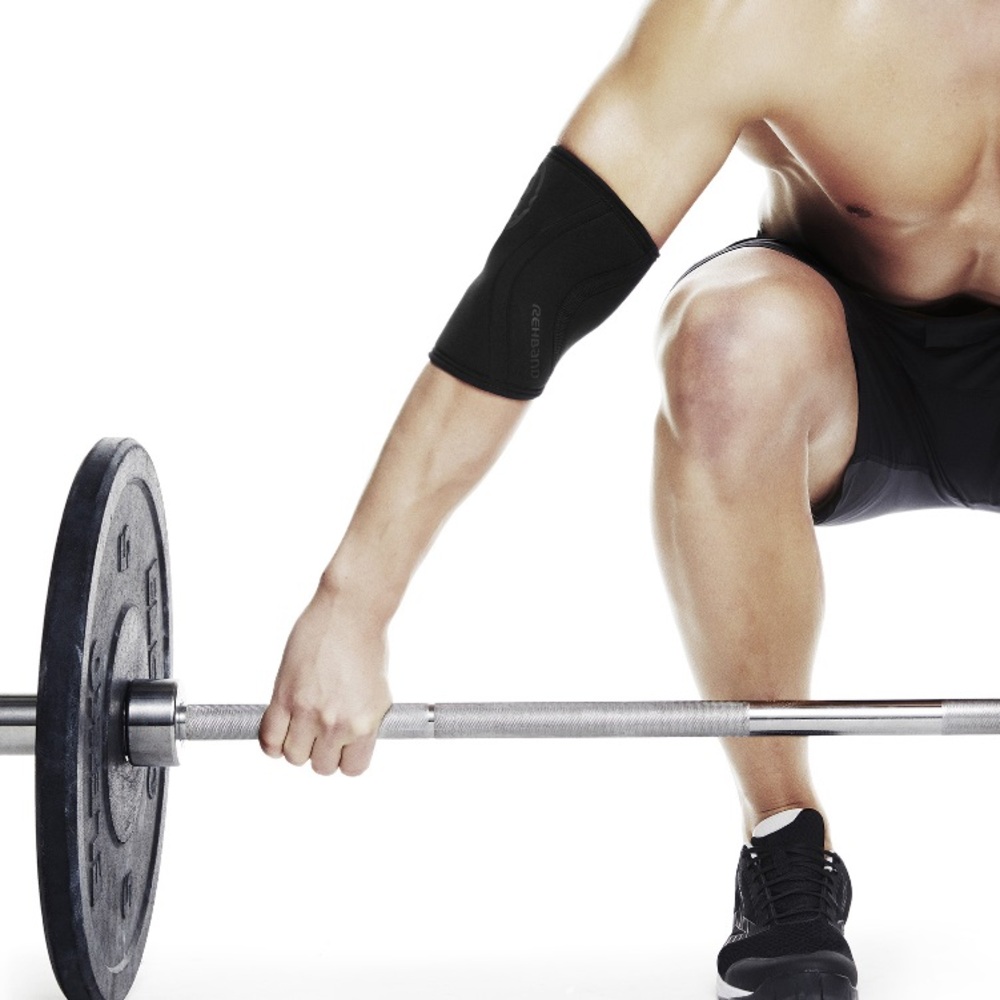 Rehband RX 5 mm küünarnukitugi - anatoomiline disain ja kindel istuvus.