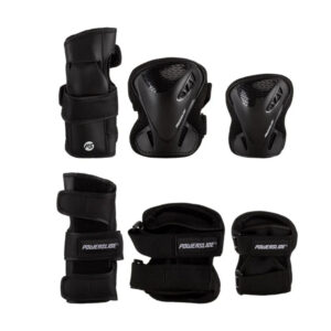 Powerslide One Basic Tri Pack on rulluisutajate kaitsekomplekt.