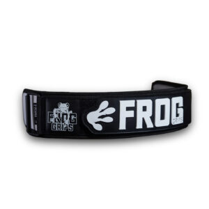 Frog tõstevöö – tugev ja mugav tõstevöö raskete kükkide, jõutõmmete ja CrossFit treeningu jaoks. Vastupidav nailon ja kindel kinnitus.