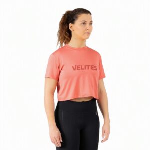 Velites naiste top on crossFit, fitness ja jõusaalitreeninguks.